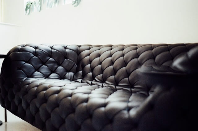 Leather couch